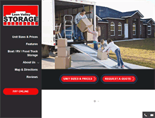Tablet Screenshot of leonvalleystorage.com